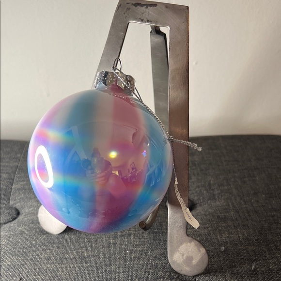Holiday Lane Iridescent Ornament with Pink and Blue Hues - Picture 5 of 5